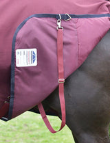 Weatherbeeta Comfitec Essential Turnout Detach-A-Neck 220g Burgundy / Navy