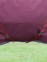 Weatherbeeta Comfitec Essential Turnout Detach-A-Neck 220g Burgundy / Navy