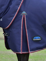 Weatherbeeta Comfitec Essential Turnout Detach-A-Neck 50g Navy / Burgundy