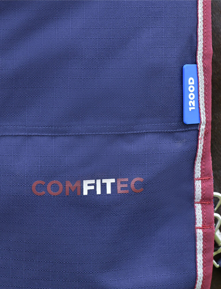 Weatherbeeta Comfitec Essential Combo Turnout 360g Navy / Burgundy