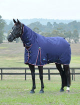 Weatherbeeta Comfitec Essential Combo Turnout 360g Navy / Burgundy