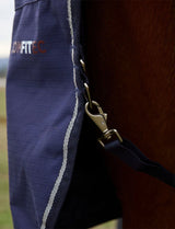 Weatherbeeta Comfitec Prelim Turnout Combo 220g Navy Embossed Plaid