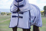 Weatherbeeta Comfitec Hexi Shield Fly Sheet Combo Silver/Navy/White