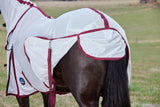 Weatherbeeta Comfitec Essential Fly Sheet Combo White/Burgundy