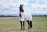 Weatherbeeta Comfitec Essential Fly Sheet Combo White/Burgundy
