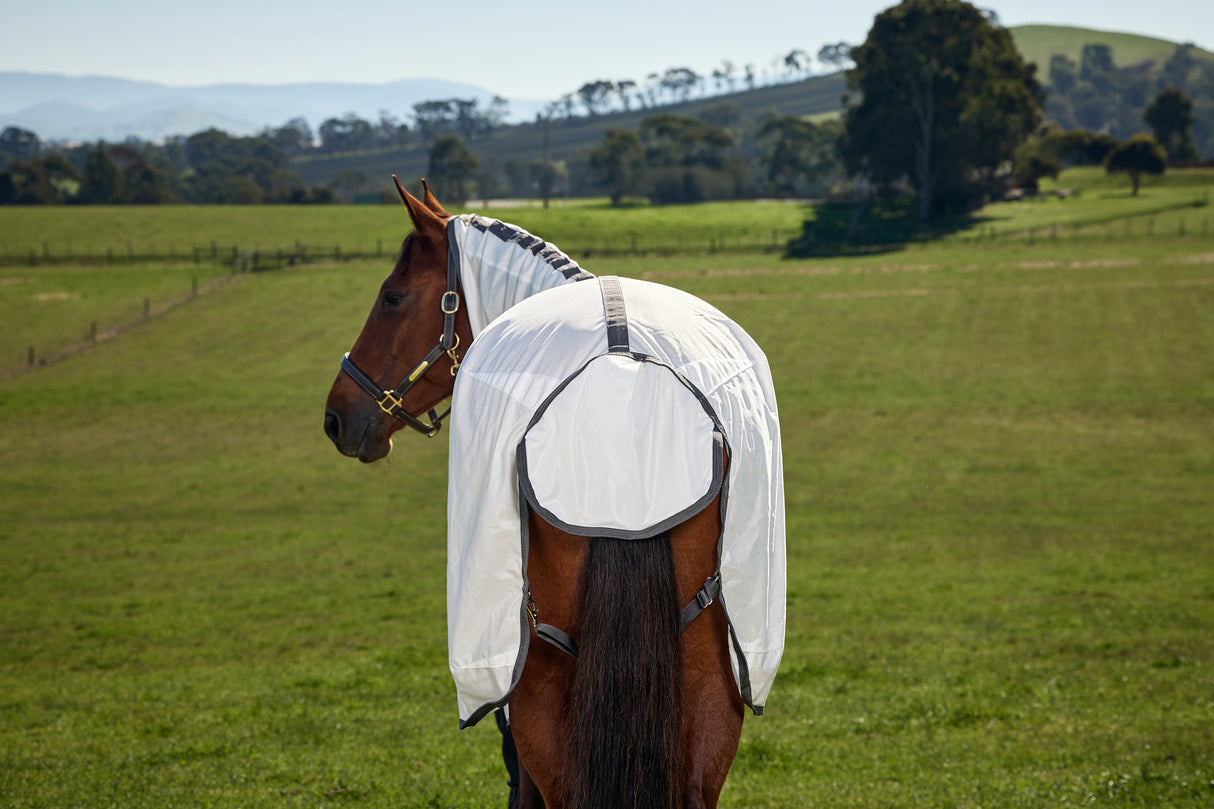 Weatherbeeta Comfitec Tyro Fly Sheet Combo White/Charcoal
