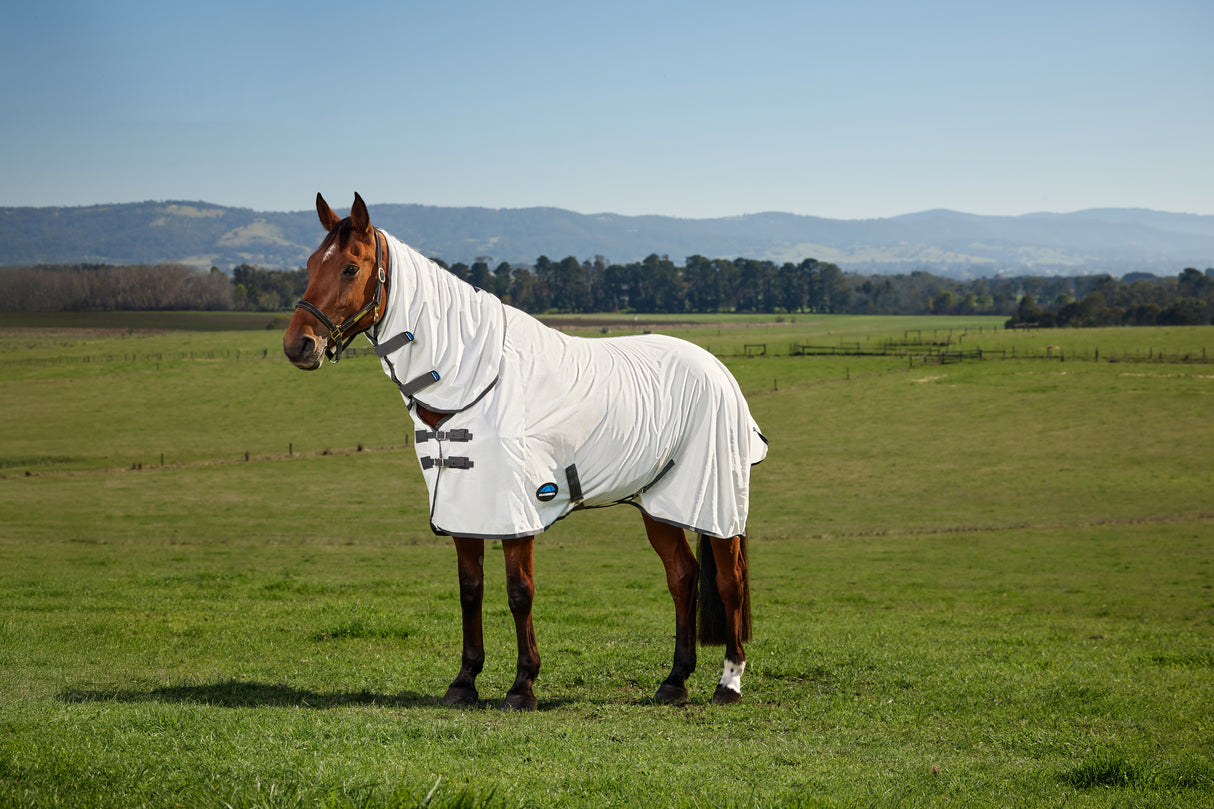 Weatherbeeta Comfitec Tyro Fly Sheet Combo White/Charcoal