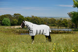 Weatherbeeta Comfitec Sweet Itch Shield Fly Sheet Combo White/Charcoal