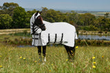 Weatherbeeta Comfitec Sweet Itch Shield Fly Sheet Combo White/Charcoal