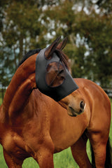 Weatherbeeta Comfitec Deluxe Stretch Fly Mask With Ears Black/Black