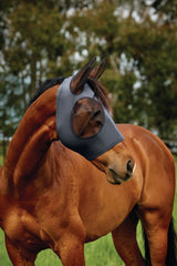 Weatherbeeta Comfitec Deluxe Stretch Fly Mask With Ears Charcoal/Black