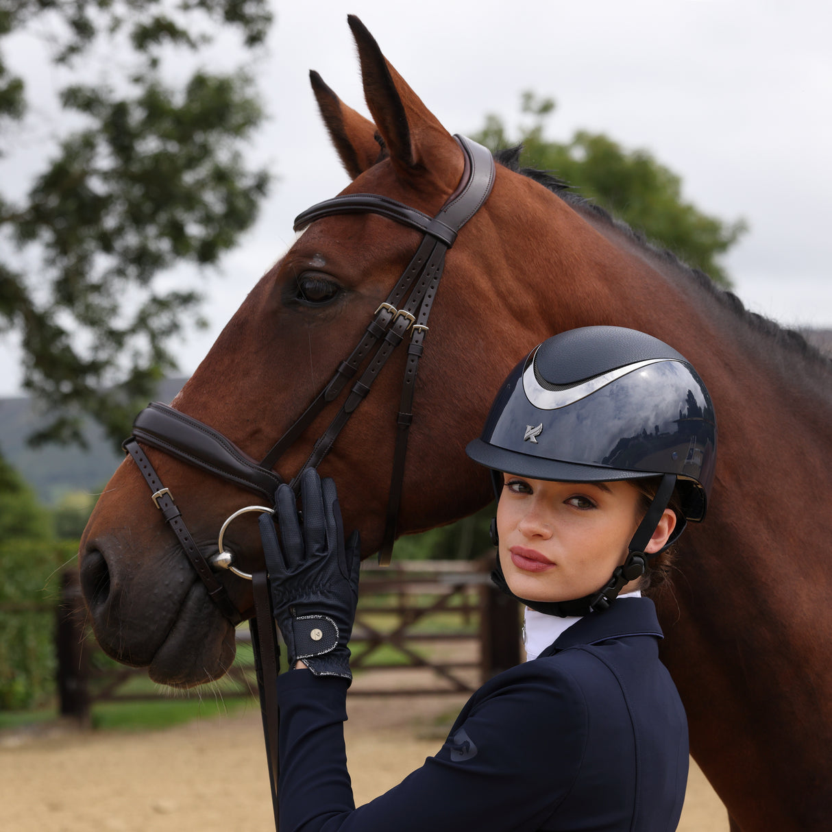 Karben Carey Ellipse Standard Peak Riding Hat