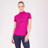 Aubrion React Short Sleeve Base Layer Fuchsia