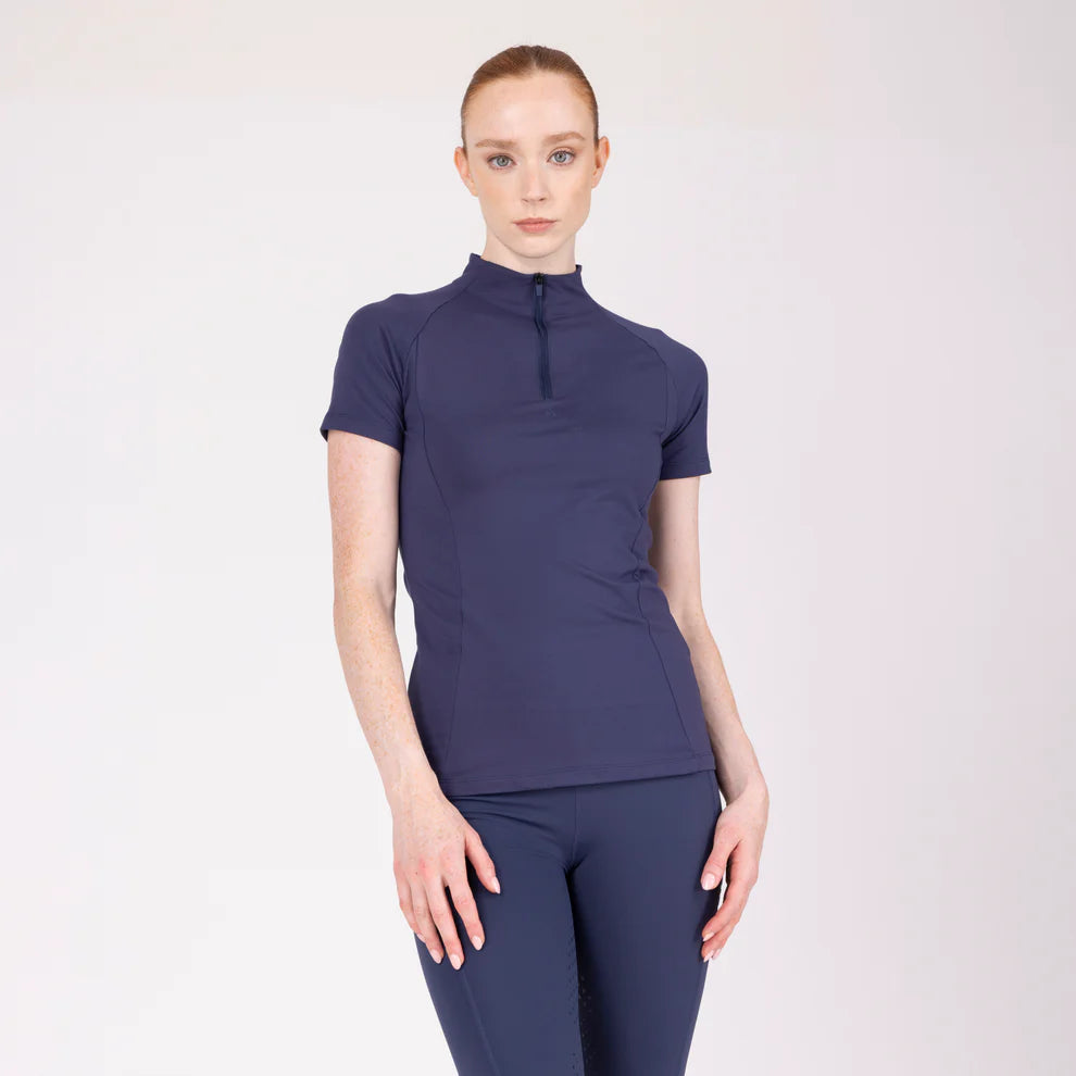 Aubrion React Short Sleeve Base Layer Midnight