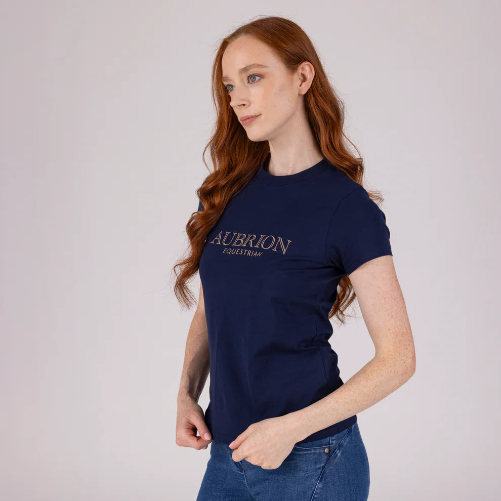 Aubrion Equestrian T-Shirt Midnight