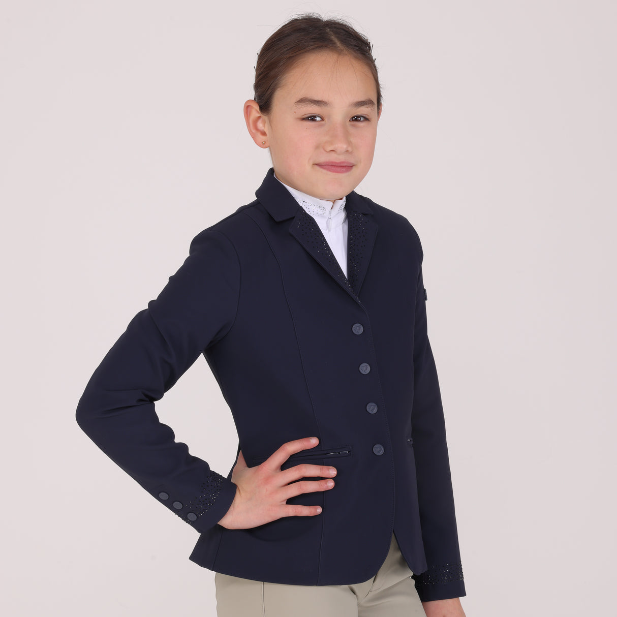 Aubrion Young Rider Optima GX Show Jacket Navy