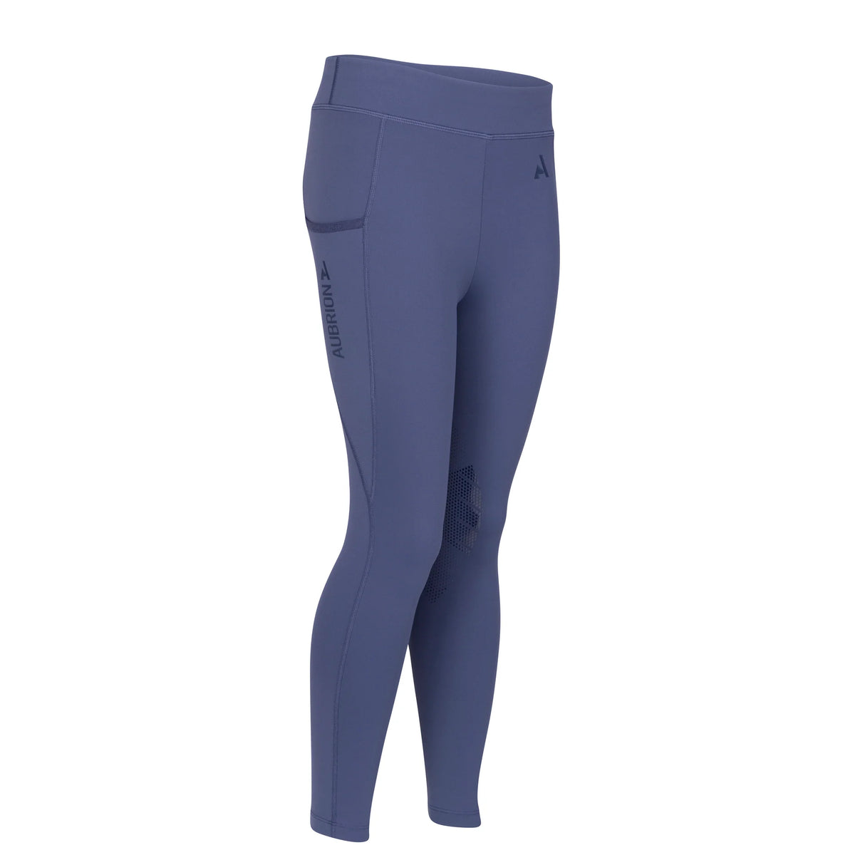 Aubrion Young Rider React Rhythm Riding Tights Midnight
