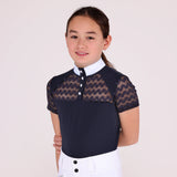 Aubrion Young Rider Optima VX Show Shirt Navy