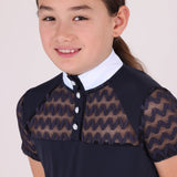 Aubrion Young Rider Optima VX Show Shirt Navy