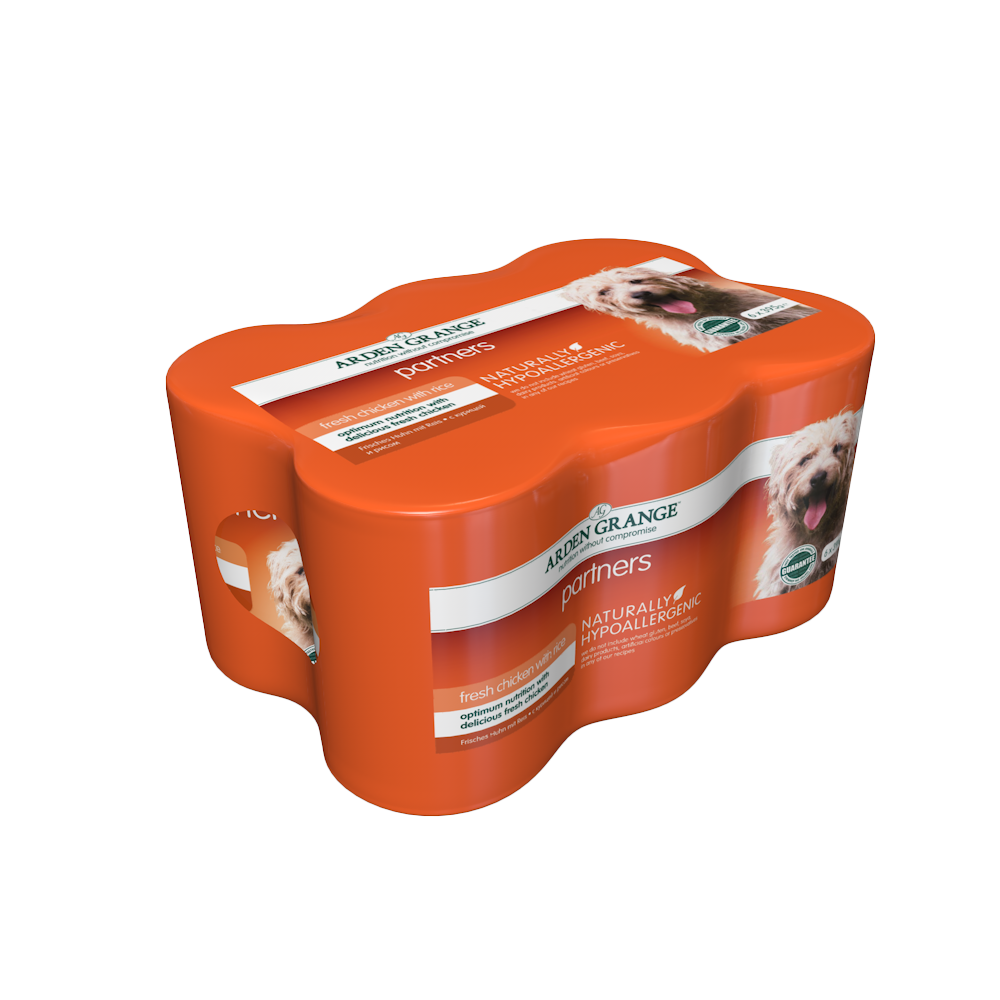 Arden Grange Dog - Chicken with Rice Tins 6x395g