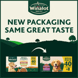 Winalot Meaty Chunks In Gravy Pouches 40x100g