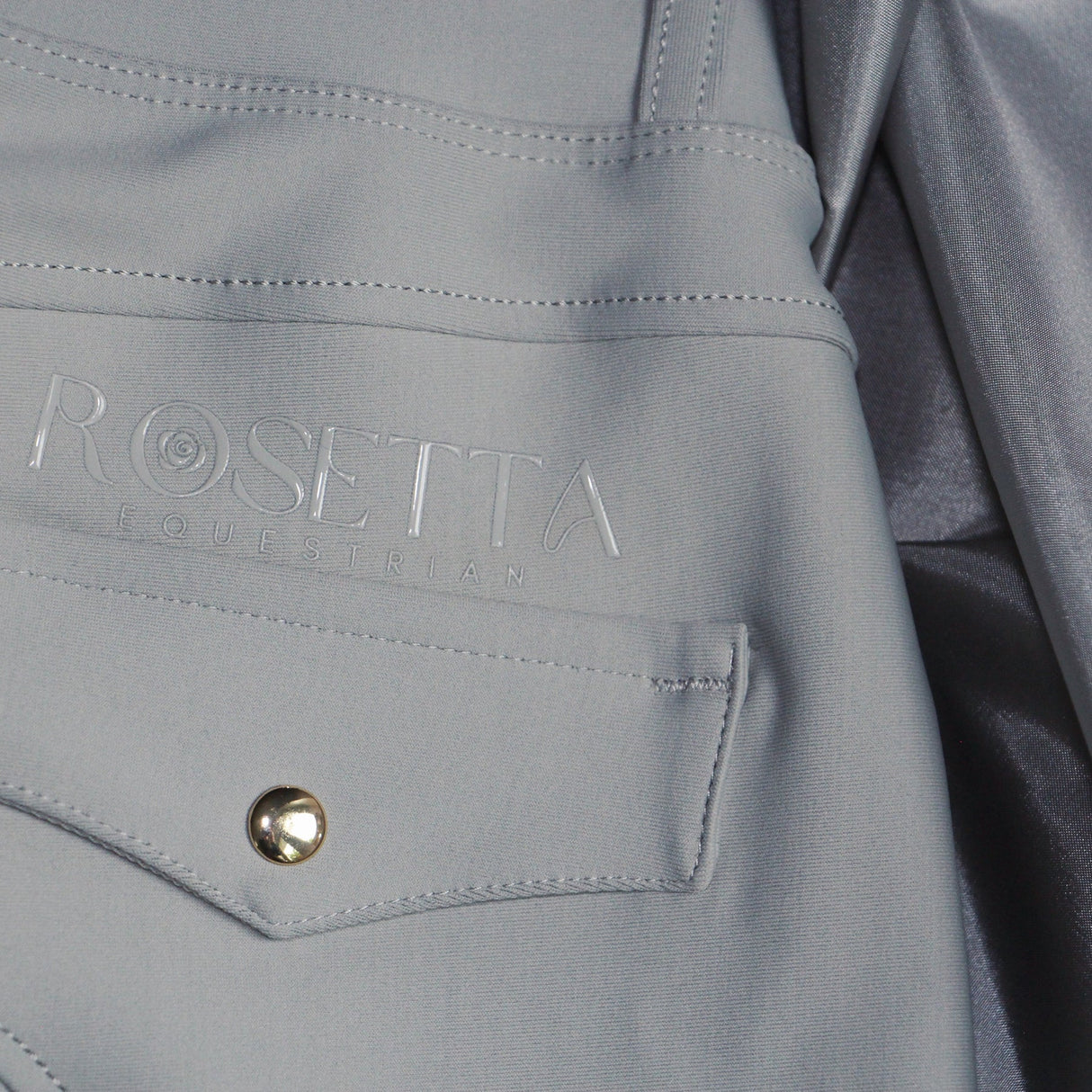 Rosetta Equestrian Silhouette Breeches Grey Moonstone