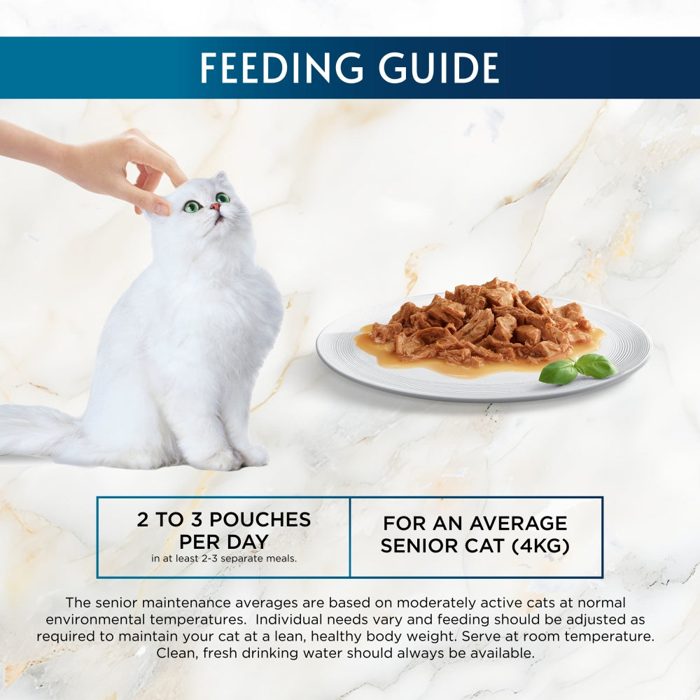 Gourmet Perle Pouches Juicy Mini Fillets in Gravy 7+ (Chicken, Salmon) Wet Cat Food 40x85g
