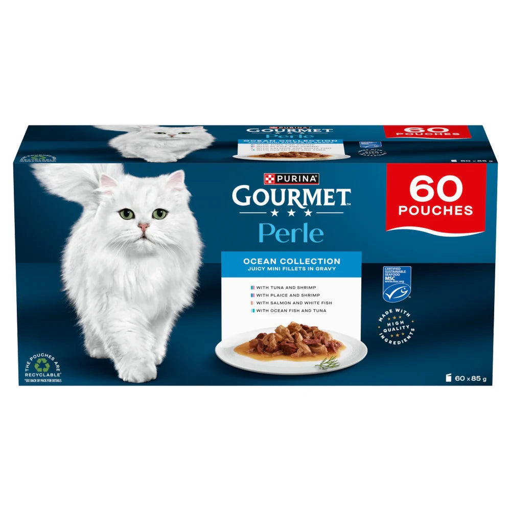 Gourmet Perle Ocean Collection Mini Fillets In Gravy 60x85g