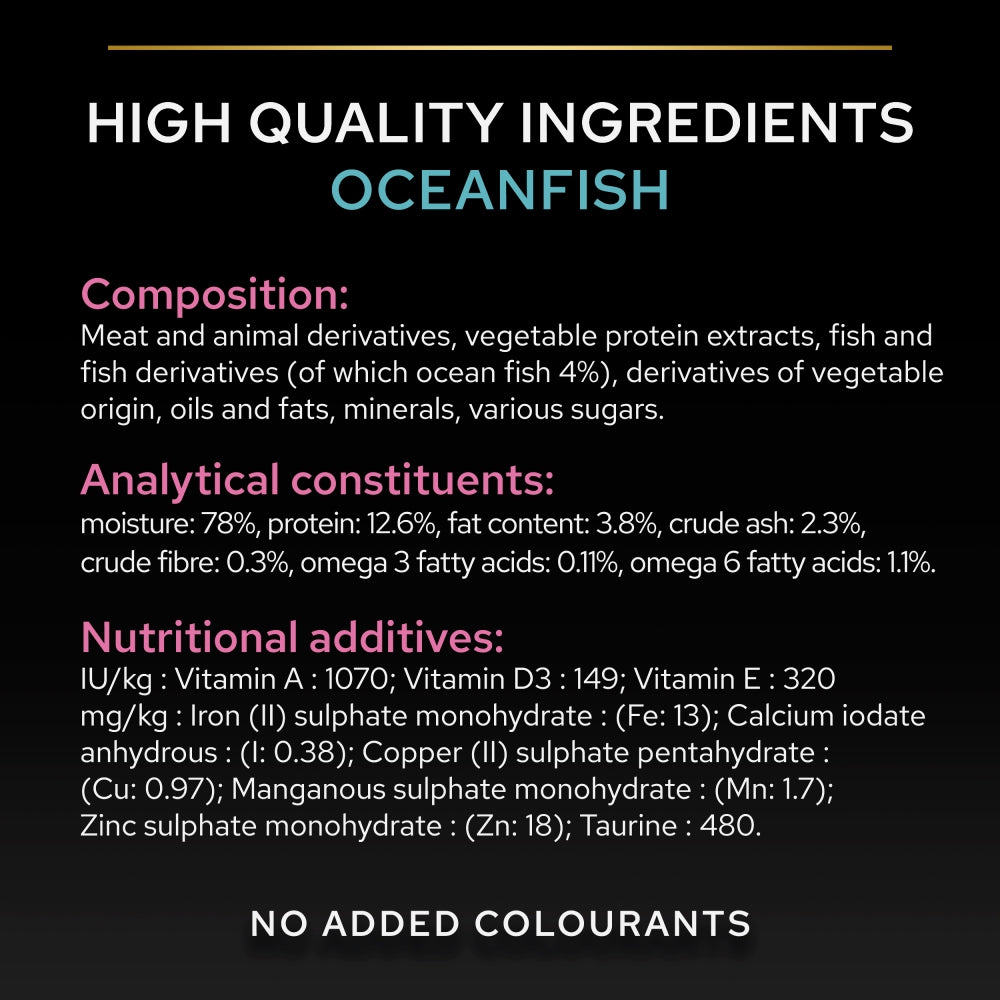 Pro Plan Cat - Adult Delicate Digestion Ocean Fish & Turkey Wet Cat Food 40x85g