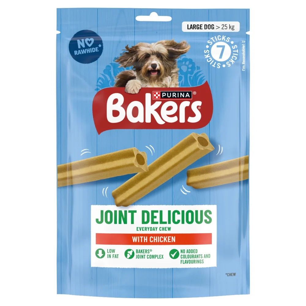 Bakers Joint Delicious Chicken Dog Chews Large 240g