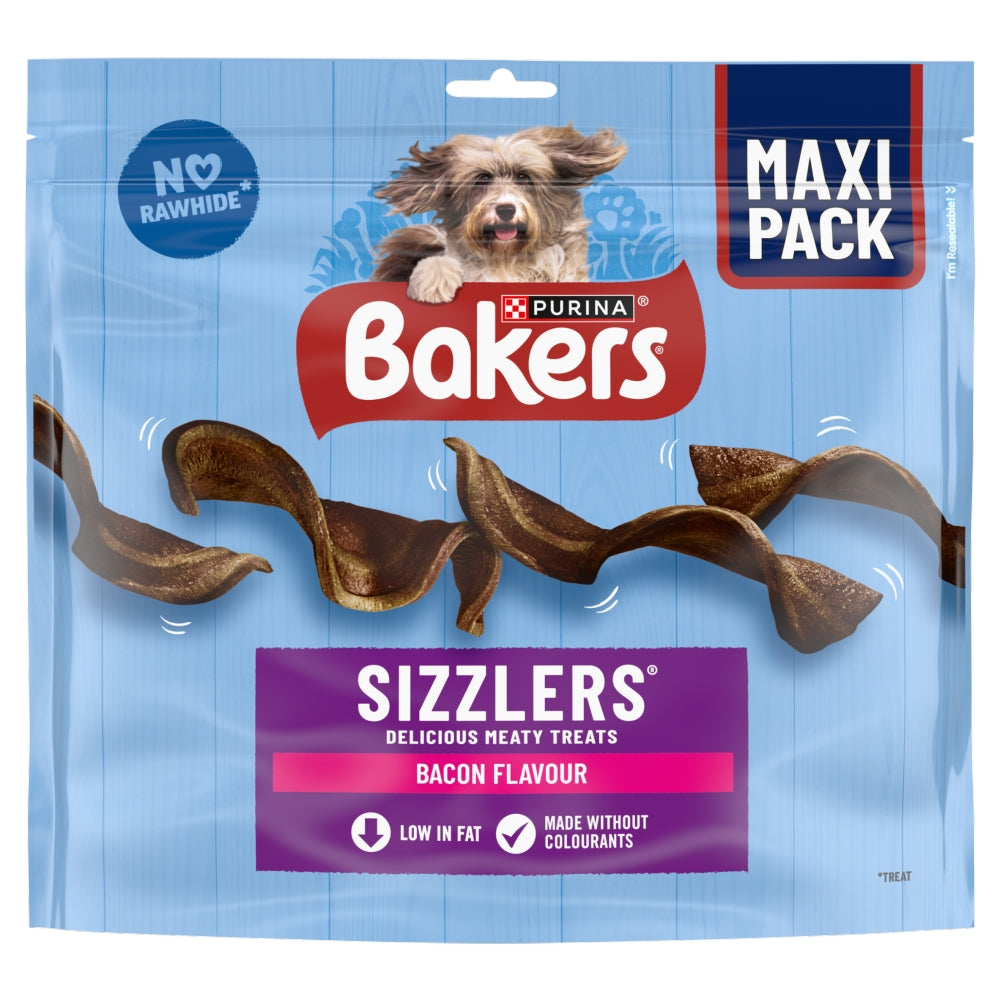 Bakers Sizzlers Bacon Dog Treats 315g
