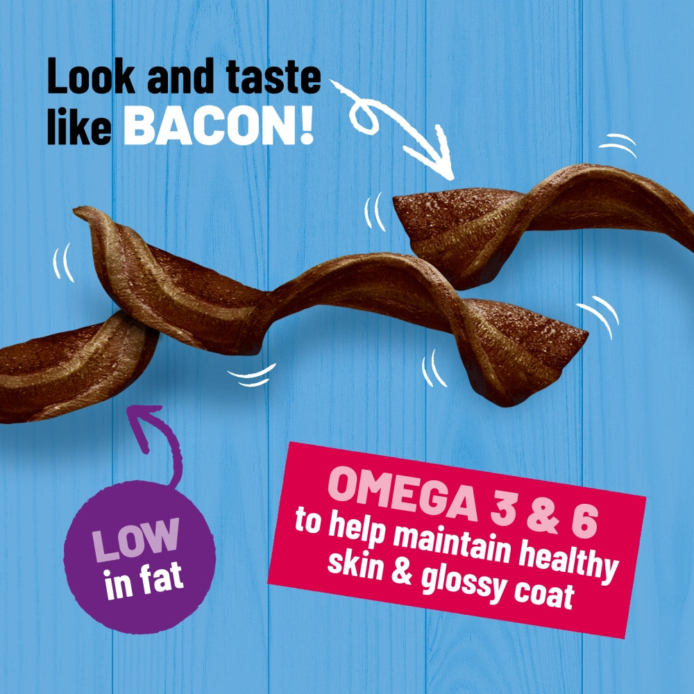 Bakers Sizzlers Bacon Dog Treats 315g