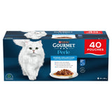 Gourmet Perle Pouches Mini Fillets in Gravy Ocean Collection Wet Cat Food 40x85g