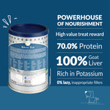 Pawfect Nature's Feast Freeze Dried Dog Treats Goat Liver 150g