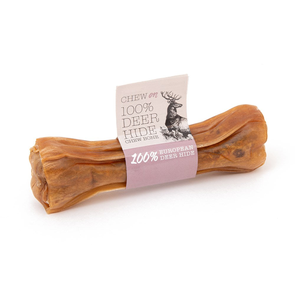 Chew On 100% Deer Hide 17cm