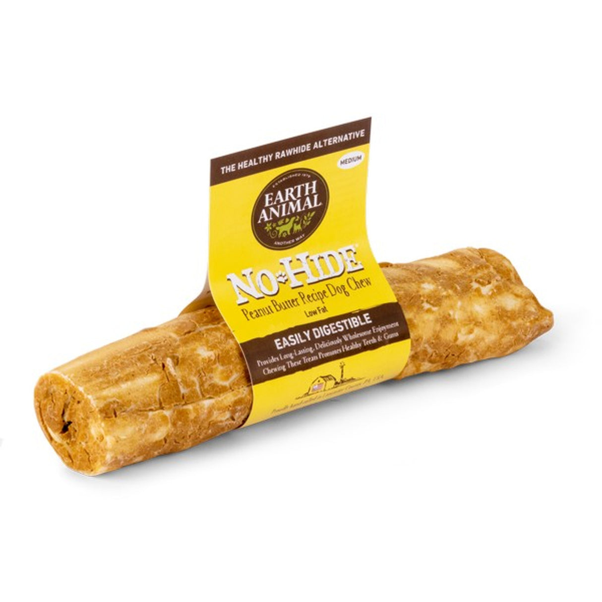 Earth Animal No Hide Peanut Butter One Medium Chew 60g