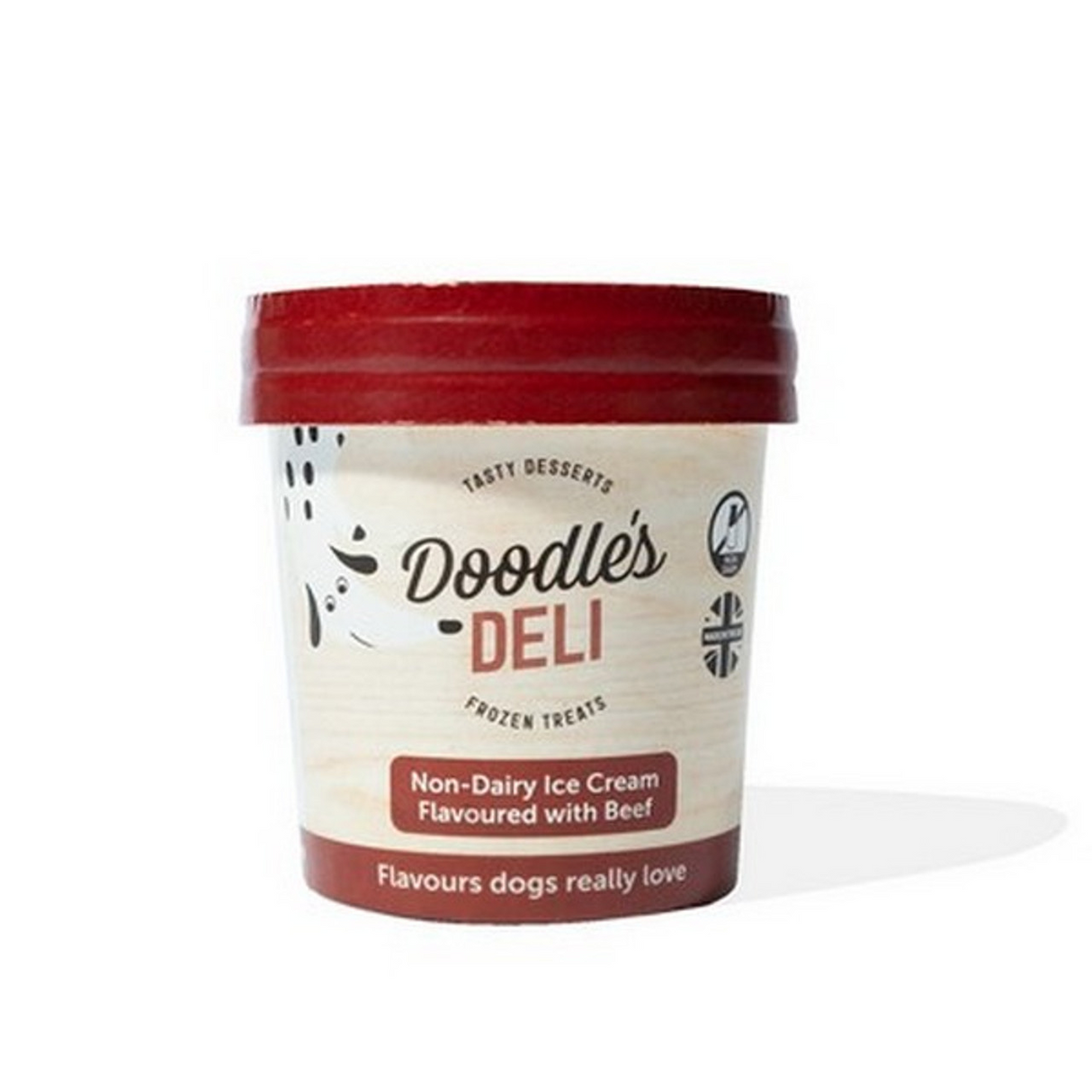 Doodles Deli Beef Frozen Dog Treats 125ml