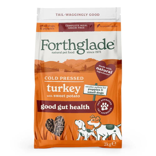 Forthglade Cold Pressed Natural Grain Free Small Breed Turkey 2kg
