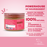 Pawfect Peanut Butter, Strawberry & Pumpkin Seeds 275g