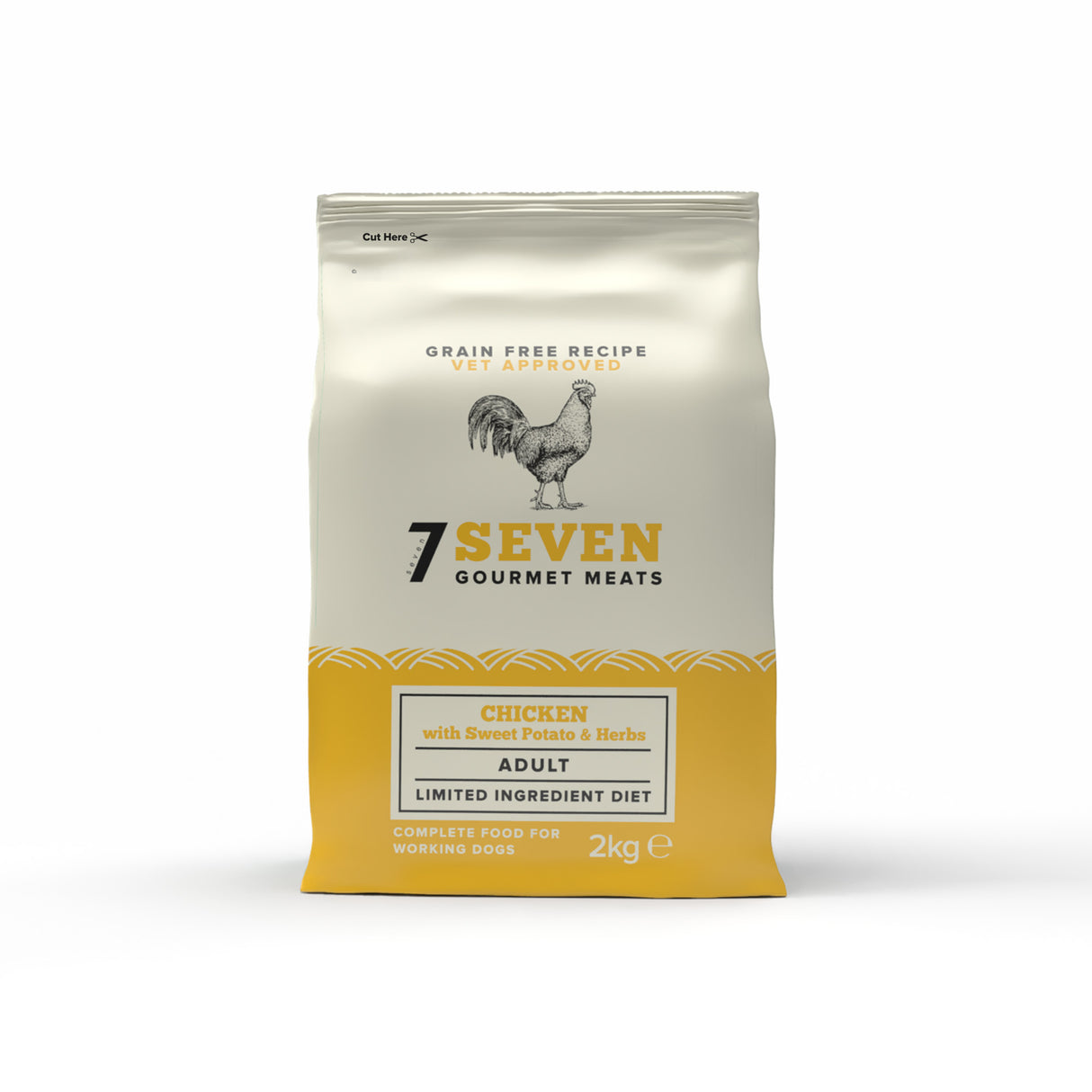 Seven Dog - Adult Chicken With Sweet Potato & Herbs Grain Free 2kg