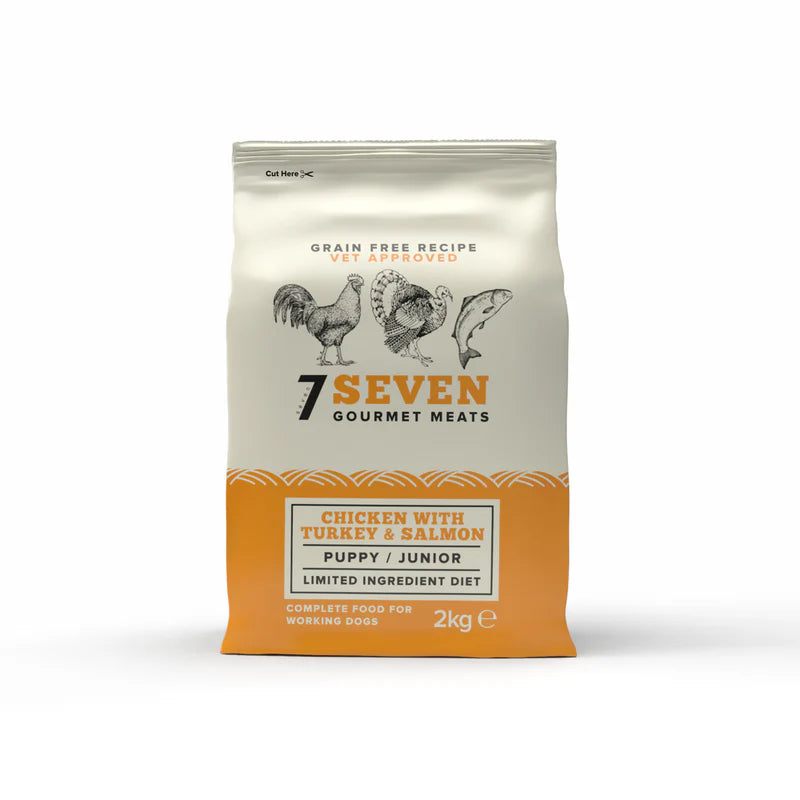 Seven Puppy - Chicken with Turkey & Salmon Grain Free 2kg