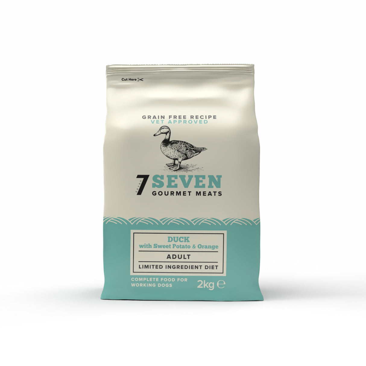 Seven Dog - Adult Duck with Sweet Potato & Orange Grain Free 2kg