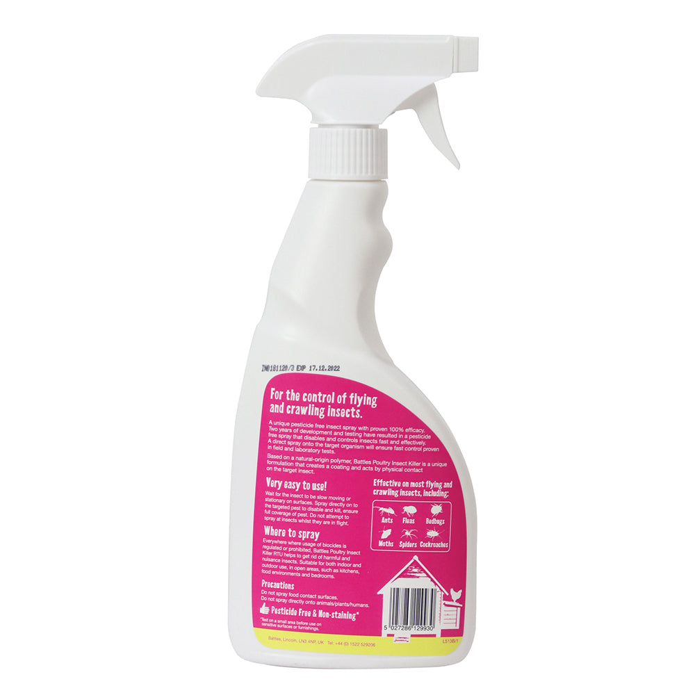 Battles Poultry House Disinfectant & Cleaner Spray 1L