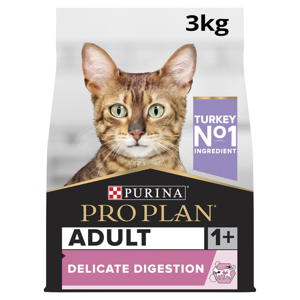 Pro Plan Cat - Adult Delicate Digestion Turkey 3kg