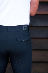 Soho Equestrian Mens Breeches Black