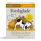Forthglade Puppy Complete Grain Free Chicken & Lamb Variety Pack 12x395g