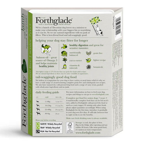 Forthglade Senior Grain Free Lamb & Butternut Squash 395g