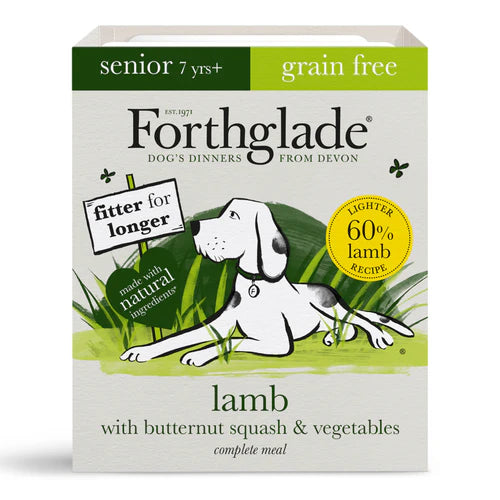 Forthglade Senior Complete Grain Free Turkey & Lamb Variety Pack 12x395g