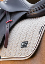 Woof Wear Herringbone Saddle Pad CC Caramel Full