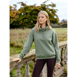 Le Mieux Keira Quarter Zip Sweat Rosemary